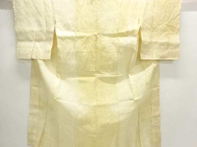 JAPANESE KIMONO / ANTIQUE JUBAN / STREAM & PLANTS